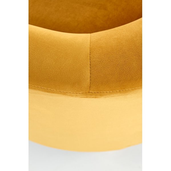 Fauteuil Seal - Velours jaune Fauteuil Seal - Velours jaune