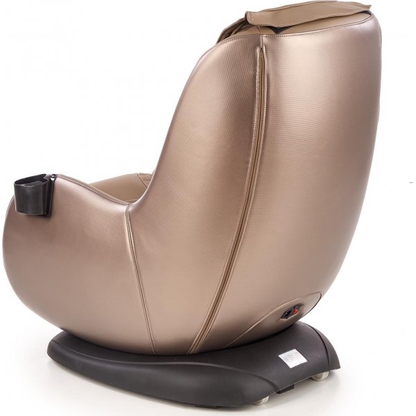 Mercura reclinerfåtölj med massage i beige ekoläder Mercura reclinerfåtölj med massage i beige ekoläder