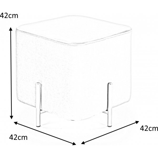 Frederica pall - Gr (Sammet) / Mssing