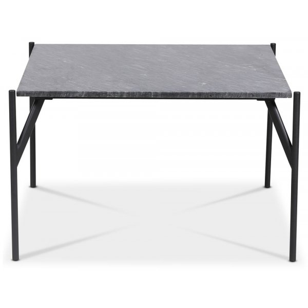 Accent soffbord 75 - Grå marmor / Svart Accent soffbord 75 - Grå marmor / Svart