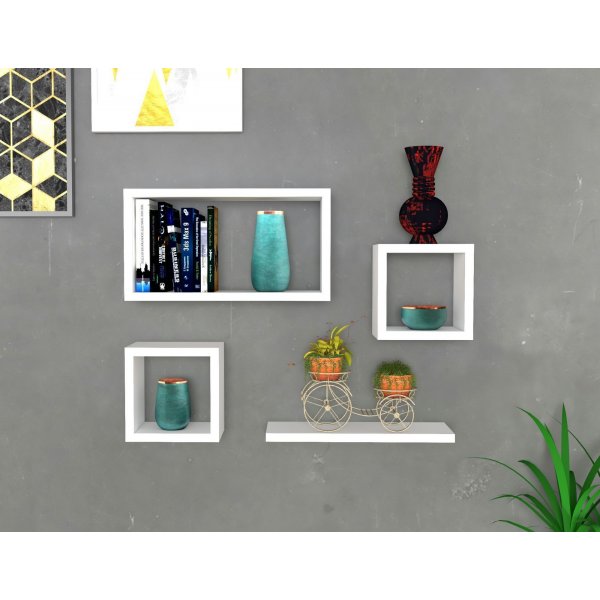 Babi wandplank - Wit