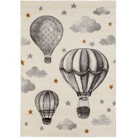 Barnmatta Mitchell Luftballong - Grå/Vit