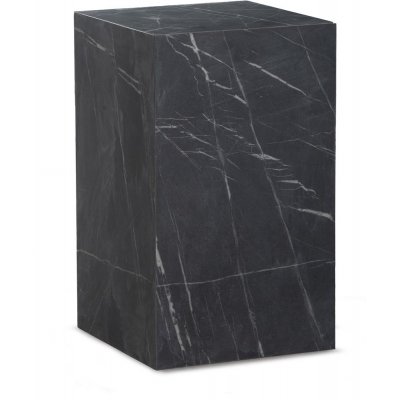Stone sidobord 50 cm - Svart marmor (Laminat)