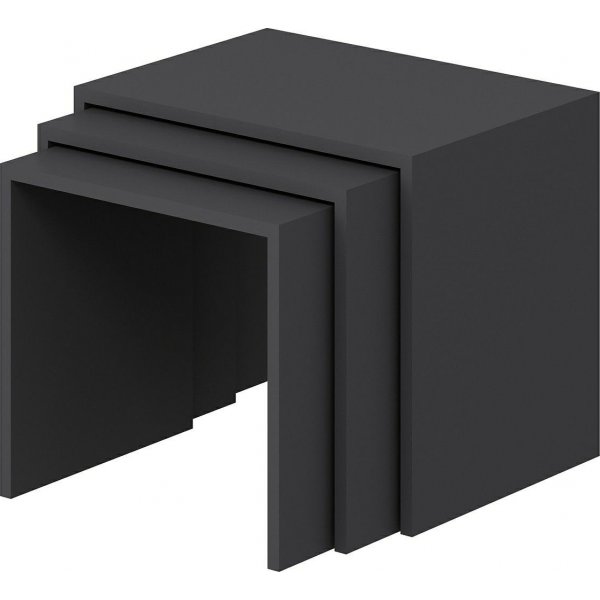 Nebes satsbord 45/50/55 x 36/38/40 cm - Antracit