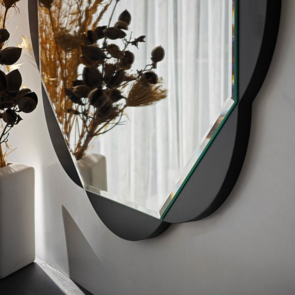 Fiore spegel 2 - Svart