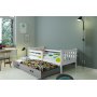 Carino juniorsng med extrabdd 80 x 190 cm - Valfri frg