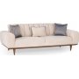 Ivory 3-sits soffa - Cream