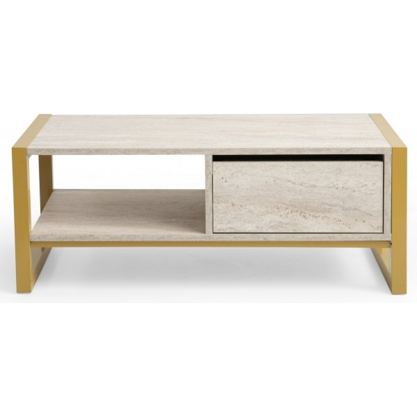 Table basse Haldizen - Or/marbre Table basse Haldizen - Or/marbre