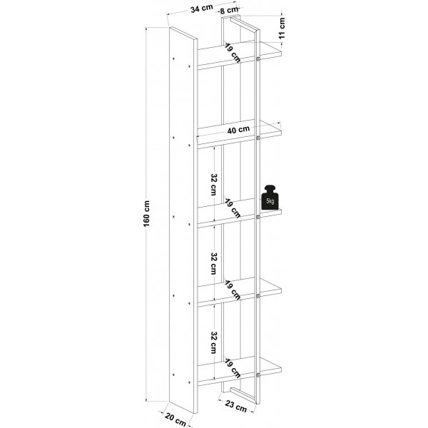 Sembol bokhylla - Ek Sembol bokhylla - Ek