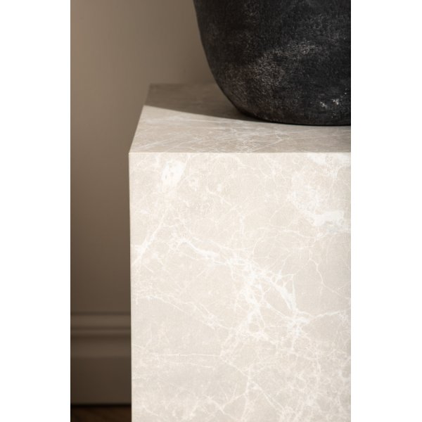York Hoge salontafel 40 x 40 cm - Beige York Hoge salontafel 40 x 40 cm - Beige