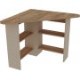 Corner hrnskrivbord 80 x 80 cm - Furu/beige