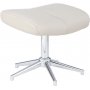 Penglund ftlj med fotpall - Beige (konstlder)