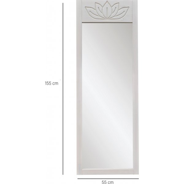 Lotus spegel - Vit Lotus spegel - Vit