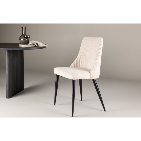 Leone matstol - Beige manchester Leone matstol - Beige manchester