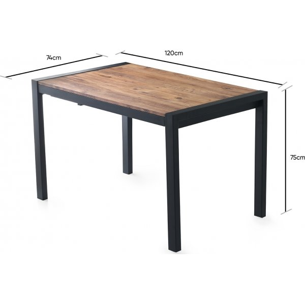 Silvia matbord 120-187 cm - Furu Silvia matbord 120-187 cm - Furu