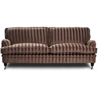Howard Sir William 3-sits soffa (Dun) - Mobus Chocolate Stripe Howard Sir William 3-sits soffa (Dun) - Mobus Chocolate Stripe