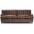 Howard Sir William 3-sits soffa (Dun) - Mobus Chocolate Stripe