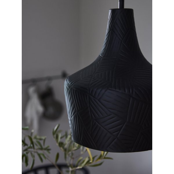 Plafonnier Ribble - Noir mat - 25 cm