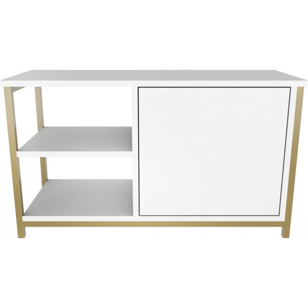 Banc multimédia Muskegon - Or/blanc Banc multimédia Muskegon - Or/blanc