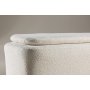 Laurel sittpuff - Vit boucle