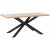Sky matbord i ek med kryssfot - 160x90 cm