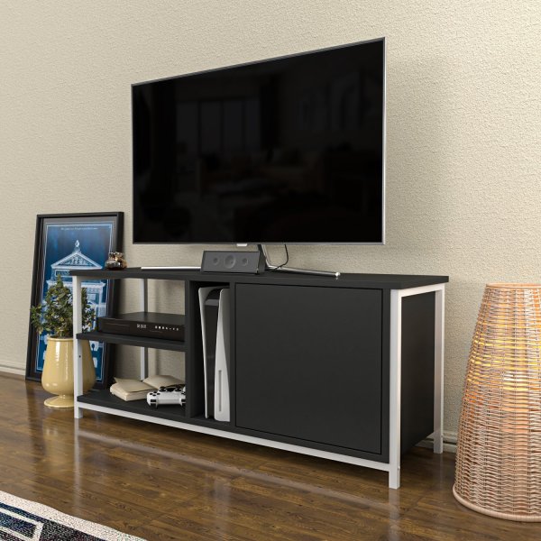 Banc multimédia Neola - Blanc/anthracite Banc multimédia Neola - Blanc/anthracite