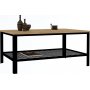 Gordana soffbord 100 x 60 cm - Safir ek/svart