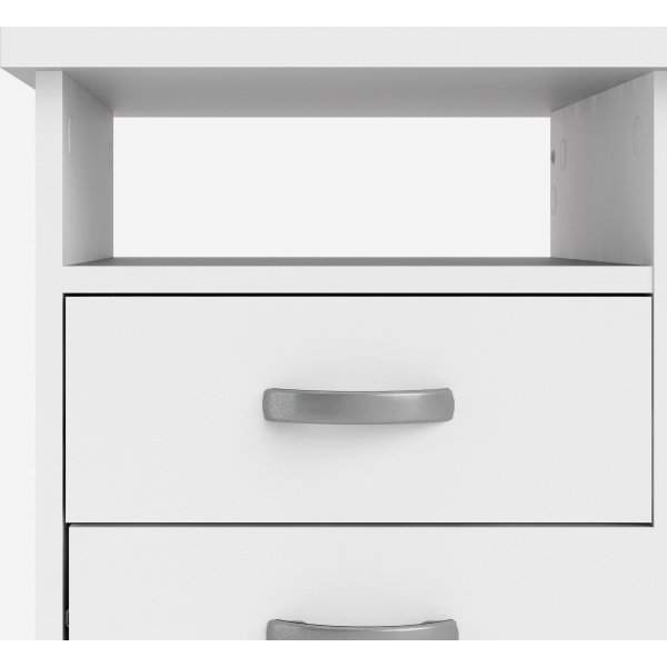 Function Plus skrivbord med 4 lådor 109,3 x 48,5 cm - Vit Function Plus skrivbord med 4 lådor 109,3 x 48,5 cm - Vit