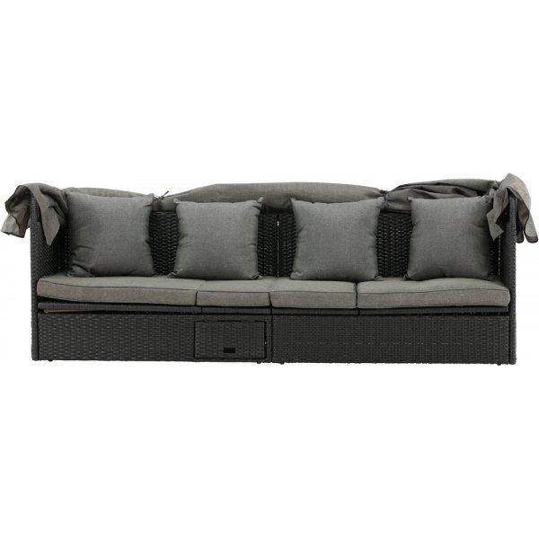 Nopy solsäng - Svart/Grå Nopy solsäng - Svart/Grå