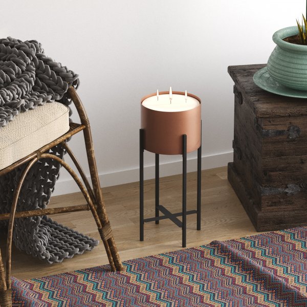 Plato 26 kruka - Svart/koppar