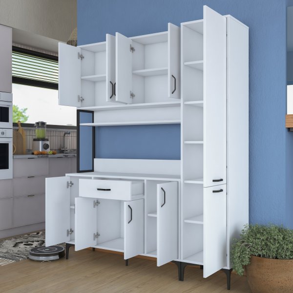 Armoire Jericho 134 - Blanc Armoire Jericho 134 - Blanc