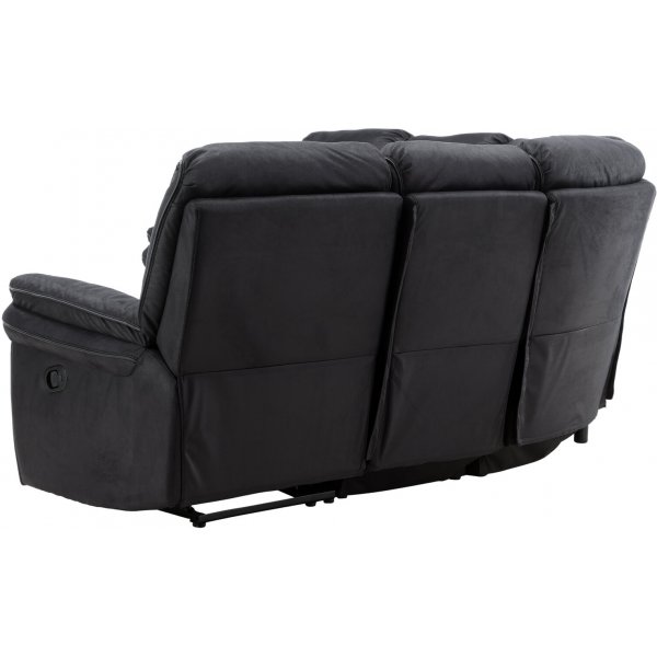 Canapé inclinable d\\\'angle Saranda - Noir Canapé inclinable d\\\'angle Saranda - Noir