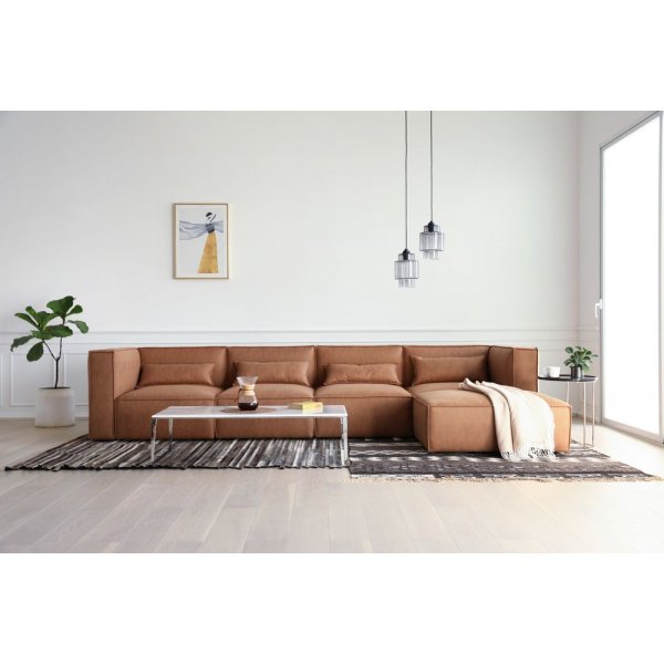 Nees modulaire bank in cognac combo 1