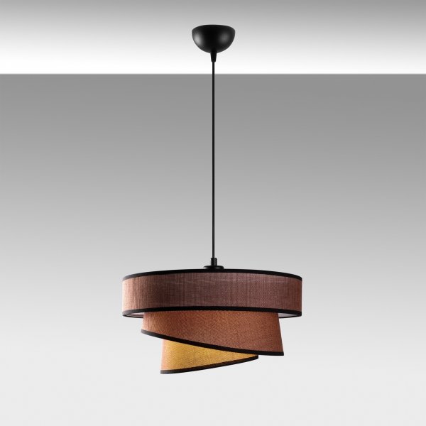 Stage taklampa 40 cm - Mrkbrun