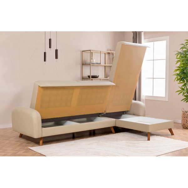 Kronos 2 slaapbank Crme