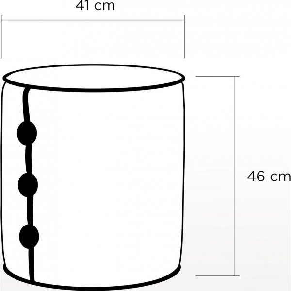 Dots puff 36 - Flerfärgad Dots puff 36 - Flerfärgad