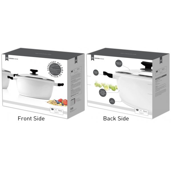 Le Chef Gryta 6 liter - Vit