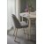 Chaise de salle  manger Anne - Boucl gris