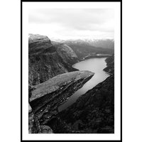 TROLLTUNGA NORWAY - Poster 50x70 cm TROLLTUNGA NORWAY - Poster 50x70 cm