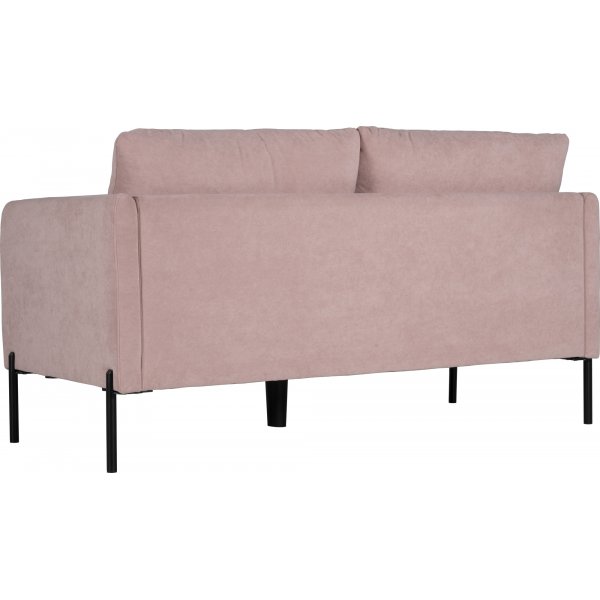 Kingsley 2,5-sits soffa i rosa sammet + Flckborttagare fr mbler