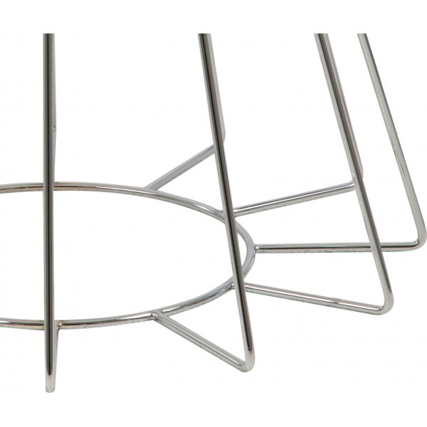 Table basse Casia 80 cm - Bronze/chrome