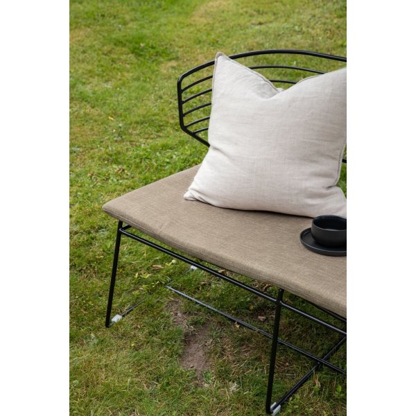 Groupe de canapés Milano - Noir/Beige sable Groupe de canapés Milano - Noir/Beige sable