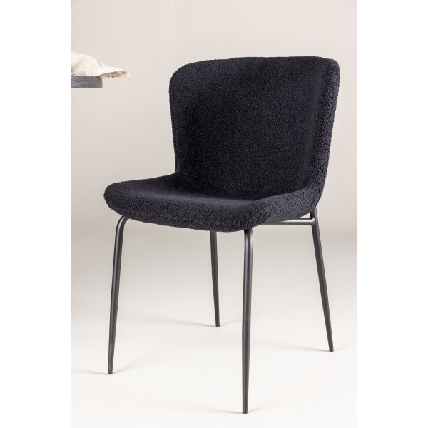Modesto matstol - Svart teddy Modesto matstol - Svart teddy