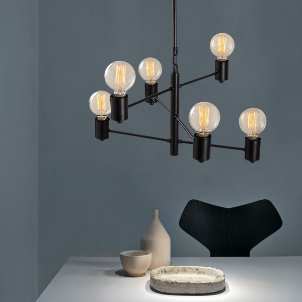 Plafonnier Hexa 6936 - Noir