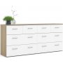 Space byr med 8 ldor - Ek/vit