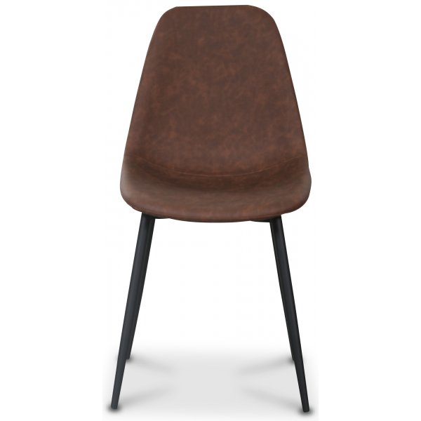 Atlantic Empire matstol - Brun / Svart + Möbeltassar Atlantic Empire matstol - Brun / Svart + Möbeltassar