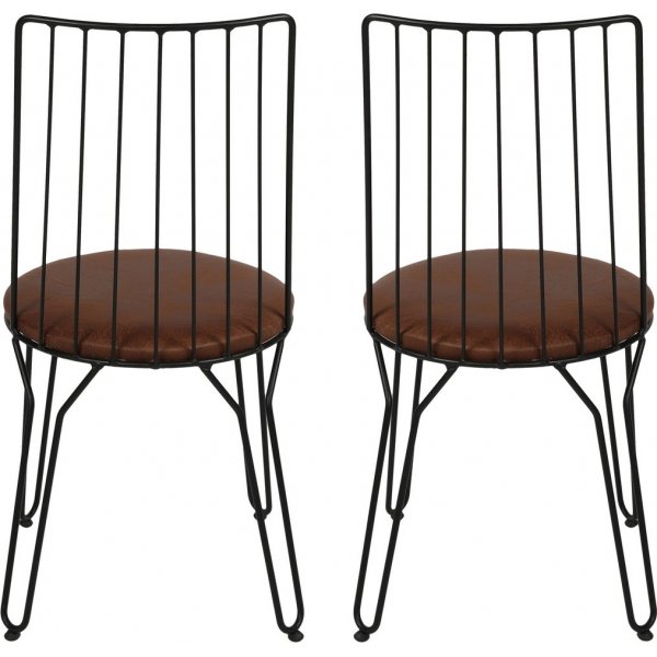 Agda stolset - Svart/brun Agda stolset - Svart/brun