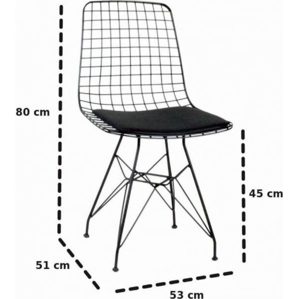 Teleki stol - Svart Teleki stol - Svart