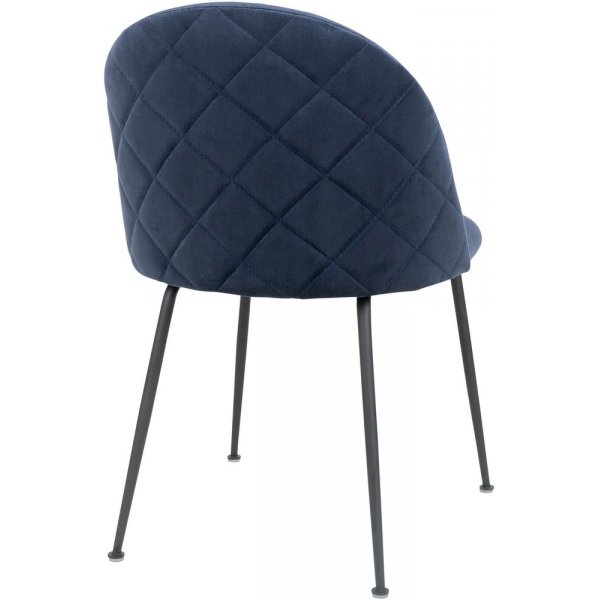 Chaise Geneve - Bleu/noir Chaise Geneve - Bleu/noir