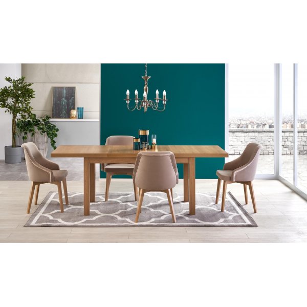 Table  manger extensible Callahan 140-220 cm - Chne artisanal